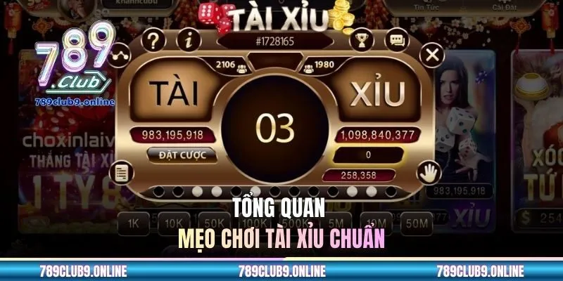 Tổng quan mẹo chơi Tài Xỉu chuẩn